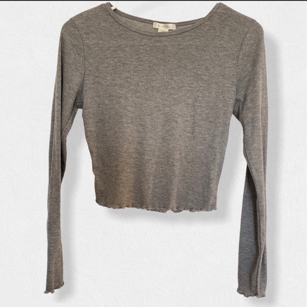 Long Sleeve Crop Top